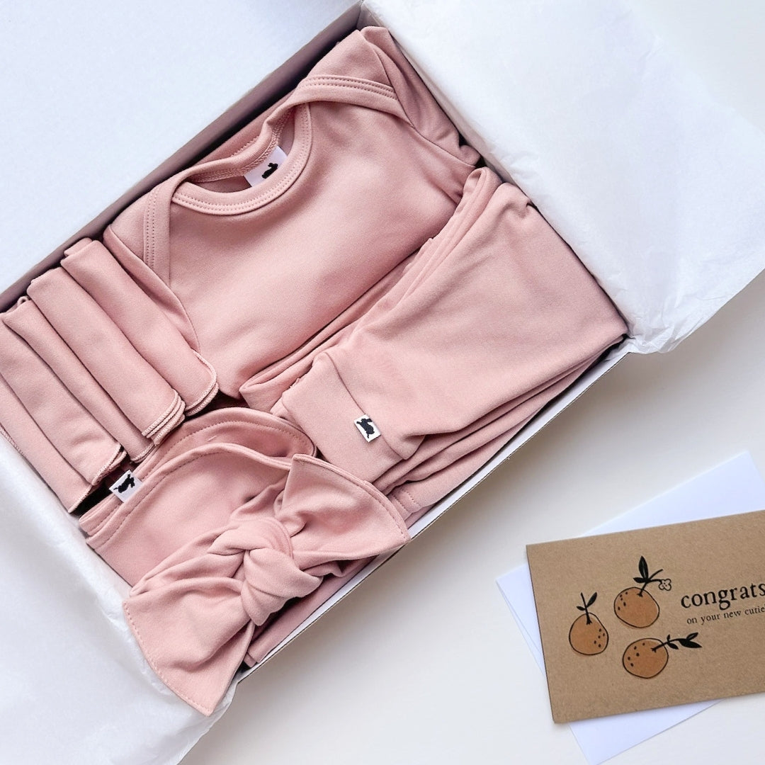 Bamboo Baby Capsule Gift Box | Rosewood