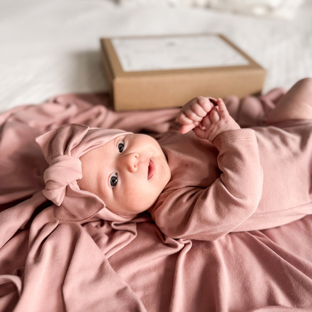 Bamboo Baby Capsule Gift Box | Rosewood