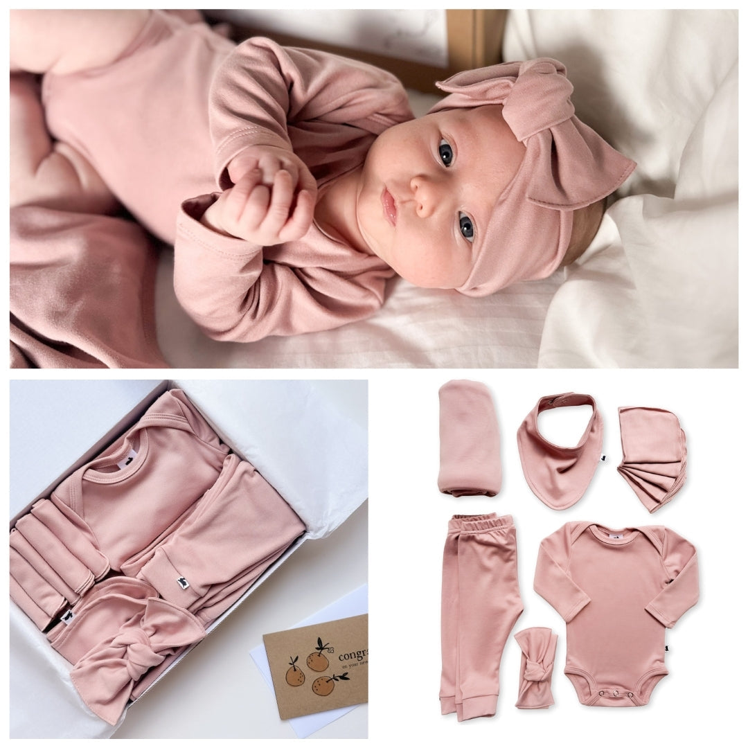 Bamboo Baby Capsule Gift Box | Rosewood